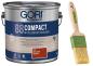 Preview: GORI 88 Compact-Lasur – Mittelschichtige Holzlasur (2,50 Liter) - Mahagoni + Profi Pinsel